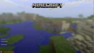 Minecraft Fancy Gui Mod NEW TITLE SCREEN [upl. by Hervey]