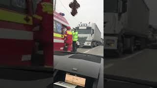 accident pe DN 1A in Boldesti Scaeni Prahova [upl. by Oiraved]