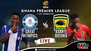 Great Olympics vrs Asante KotokoGhana Premier League Live Commentary [upl. by Schaefer]