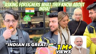 ASKING FOREIGNERS 🇨🇦 WHAT THEY KNOW ABOUT 🇮🇳 INDIA piyushgera canada india [upl. by Eilitan226]