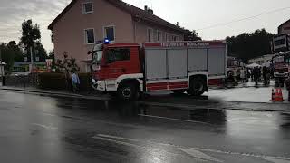 Einsatzalarm Feuerwehr Münchberg Waldbrand bei Gefrees [upl. by Sapphera]