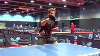 Table Tennis  Attacking with Long Pimples [upl. by Bois]