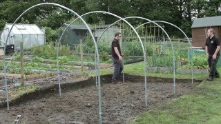 Assembling Polytunnel Hoops [upl. by Lodnar]