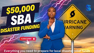 Secure 50000 Small Business Grants and Disaster Relief Assistance  Hurricane Helene [upl. by Lierbag982]