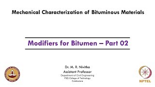 Modifiers for Bitumen – Part 02 [upl. by Delphina]