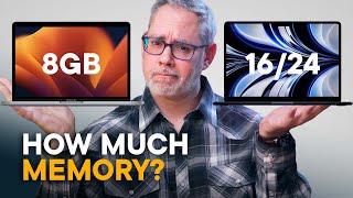 8GB vs 16GB vs 24GB for M2 Mac — The TRUTH about RAM [upl. by Wilonah345]