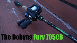 Budget Multipurpose Hard Bait Rod  The Dobyns Fury 705cb InDepth Review [upl. by Ative]