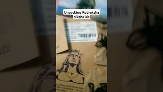 unpacking Rudraksha Diksha kitomnamahshivaya🙏rudraksha adiyogi [upl. by Reynolds]