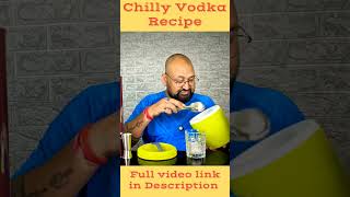 CHILLY VODKA RECIPE nilgirikashyap vodka cocktail [upl. by Airdnal]