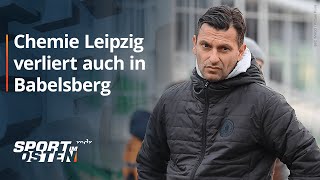 Dritte Pleite in Folge  Chemie Leipzig verliert auch in Babelsberg [upl. by Anelav]