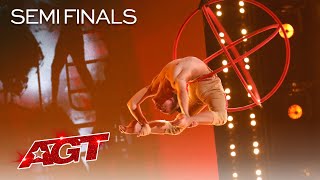 Teen Aerialst Aidan Bryant Delivers HIGHSTAKES Aerial  Americas Got Talent 2021 [upl. by Sik771]