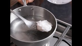 Alton Brown Makes the Perfect Poached Egg  Food Network [upl. by Atibat723]