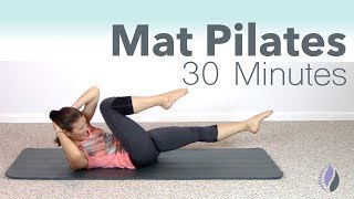 30 Minute Mat Pilates Workout [upl. by Ydnes]