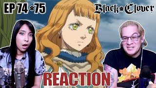 MIMOSAS MOMENT  Black Clover Episodes 7475 Reaction Highlights [upl. by Nirrek253]