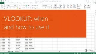 How to Do a VLOOKUP in Excel  Video Tutorial [upl. by Persas]