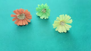 beautiful flowers 🌺 with paper [upl. by Bibah]