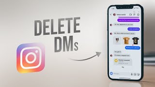 How to Delete Instagram Messages on iPhone 2 Ways [upl. by Aelak478]