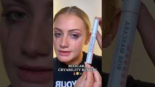 MASCARA CRY REVIEW 🥲🥲 makeup makeuptutorial mascara milkmakeup loreal crying makeupartist [upl. by Ancilin450]