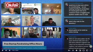 Angel Investor Pitch Practice amp Startup Office Hours with Scott Fox amp StartupCouncilorg [upl. by Suter]