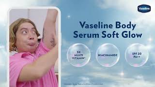 Vaseline Soft Glow Body Serum Bintang 5 FEMALE 2135  15s [upl. by Onder]