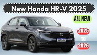 New Honda HRV 2025 Hybrid Unveiled  Introducing the Next Generation of Compact SUVs [upl. by Eivets]