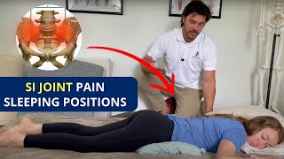 🔺 BEST Sleeping Positions With SI Joint Pain [upl. by Miah453]