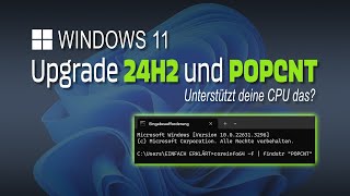 Windows 11 24H2 CPU auf POPCNT prüfen mit Coreinfo  EINFACH ERKLÄRT [upl. by Astred957]