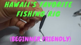 How To SetUp Hawaiis Favorite Fishing Rig WhippingCasting [upl. by Chak736]