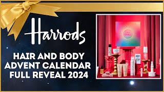 HARRODS 12 DAYS OF HAIR AND BODY ADVENT CALENDAR REVEAL 2024 [upl. by Saunder]