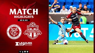 MATCH HIGHLIGHTS Toronto FC at New York City FC  July 26 2023 [upl. by Anived690]