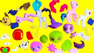 Littlest Pet Shop My Little Pony Paw Patrol Puzzle Erasers and Surprises [upl. by Andreas921]