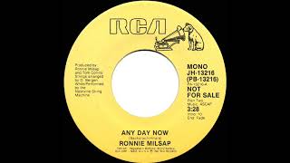 1982 Ronnie Milsap  Any Day Now mono radio promo 45 [upl. by Mimajneb]