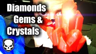 Diamonds Gems and Crystals  3D Printed  HD [upl. by Gonzales]