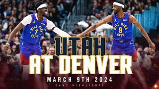 Denver Nuggets vs Utah Jazz Full Game Highlights 🎥 [upl. by Ahnavas7]