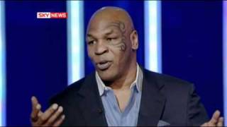 mike tyson calmly puts reporter in checkwmv [upl. by Grier127]