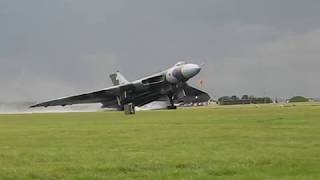 Vulcan XH558  Surfing the Waddo Wave [upl. by Ahsiekahs]