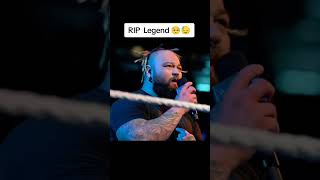 Bray Wyatt death in WWE 🥺😭braywyattripfiendshortsytshorts [upl. by Dorwin]