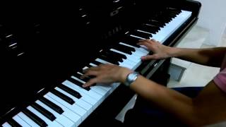 【Celine Dion amp Et Garou  Sous Le Vent】piano cover [upl. by Eentruoc970]