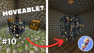 How I moved mob spawners in Create Mod Minecraft [upl. by Libby]