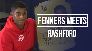 Why doesnt Rashford dab with Pogba  Fenners Meets Rashford [upl. by Enellek]