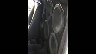 AUDIO EXTREME COBALT WITH 6 ROCKFORD P2 12s [upl. by Atibat]