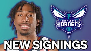 The Charlotte Hornets Sign 4 New PlayersHas The Offseason Finally Started For Them [upl. by Nomed]