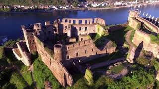 Burg Rheinfels gefilmt von den Skyaliens [upl. by Sammie485]