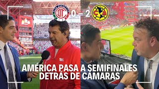 LO QUE NO VISTE del pase del AMÉRICA desde el ESTADIO  Toluca 0  2 América  Andrés Vaca [upl. by Akla791]