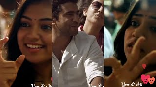 Neram Tamil  Kaadhal Ennulle Song  Nivin Nazriya Nazim Love WhatsApp Status From You amp Me [upl. by Nosmoht]