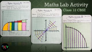 Maths Lab Activity class 12 Maths Practical  CBSE class 12 Maths  NCERT  DIY Project [upl. by Ahtenek648]