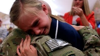 Soldiers Coming Home Surprise Compilation 2 [upl. by Enortna346]