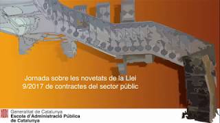 Jornada novetats de la llei de contractes del sector public  Anna Ciutat [upl. by Nodnyl49]