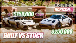 Forza Horizon 5  Built vs Stock NEW 992 GT3 RS [upl. by Ardnoed]