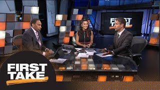 Stephen A Max disagree with Bleacher Report’s list of overhyped NBA players  First Take  ESPN [upl. by Cocks]